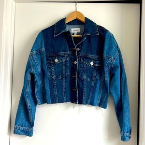 Frame two-tone denim jacket